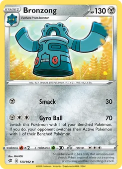 Bronzong, Rebel Clash, no. 130