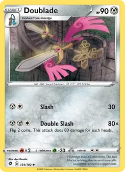 Doublade, Rebel Clash, no. 134