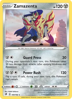 Zamazenta, Rebel Clash, no. 140
