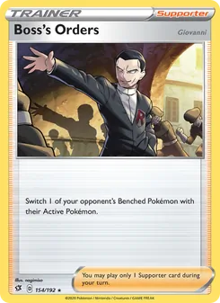 Boss's Orders (Giovanni), Rebel Clash, no. 154