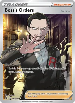 Boss's Orders (Giovanni), Rebel Clash, no. 189