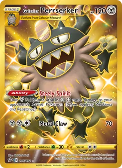 Galarian Perrserker, Rebel Clash, no. 205