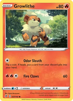Growlithe, Rebel Clash, no. 27