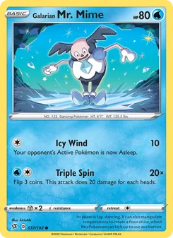 Galarian Mr. Mime, Rebel Clash, no. 37
