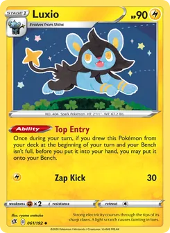 Luxio, Rebel Clash, no. 61