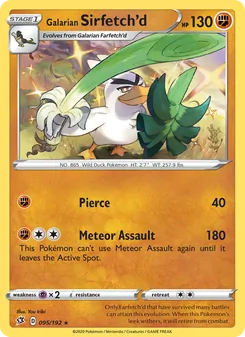 Galarian Sirfetch'd, Rebel Clash, no. 95