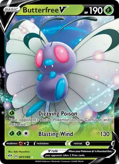 Butterfree V, Darkness Ablaze, no. 1