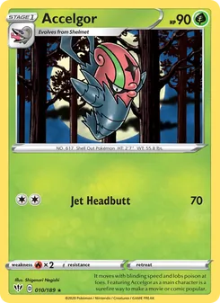 Accelgor, Darkness Ablaze, no. 10