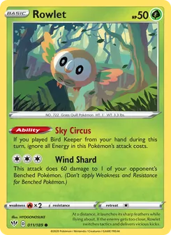 Rowlet, Darkness Ablaze, no. 11