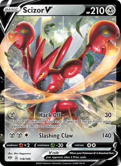 Scizor V, Darkness Ablaze, no. 118