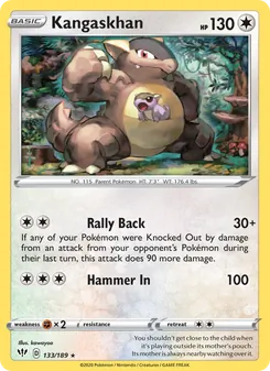 Kangaskhan, Darkness Ablaze, no. 133