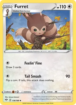 Furret, Darkness Ablaze, no. 136