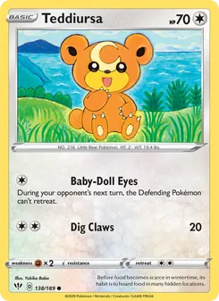 Teddiursa, Darkness Ablaze, no. 138