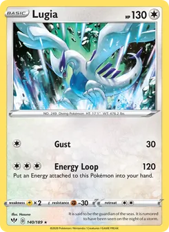 Lugia, Darkness Ablaze, no. 140