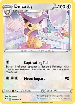 Delcatty, Darkness Ablaze, no. 142