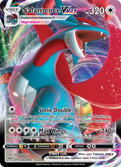Salamence VMAX, Darkness Ablaze, no. 144