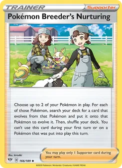 Pokémon Breeder's Nurturing, Darkness Ablaze, no. 166