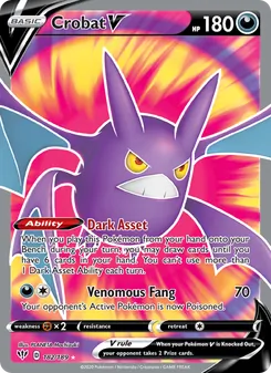 Crobat V, Darkness Ablaze, no. 182
