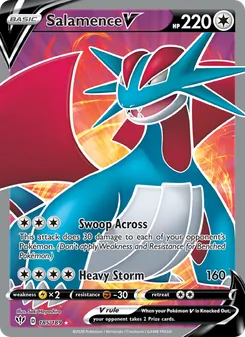 Salamence V, Darkness Ablaze, no. 185