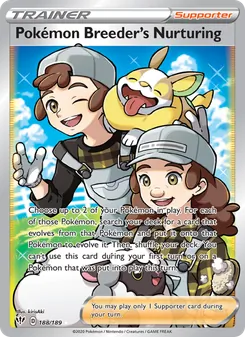 Pokémon Breeder's Nurturing, Darkness Ablaze, no. 188