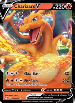 Charizard V, Darkness Ablaze, no. 19