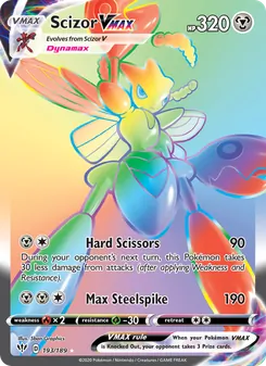 Scizor VMAX, Darkness Ablaze, no. 193