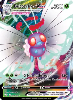 Butterfree VMAX, Darkness Ablaze, no. 2
