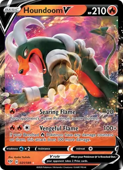 Houndoom V, Darkness Ablaze, no. 21