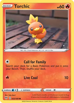 Torchic, Darkness Ablaze, no. 22