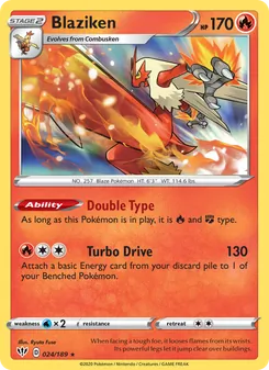 Blaziken, Darkness Ablaze, no. 24