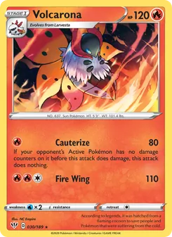 Volcarona, Darkness Ablaze, no. 30