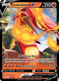 Centiskorch V, Darkness Ablaze, no. 33