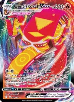 Centiskorch VMAX, Darkness Ablaze, no. 34