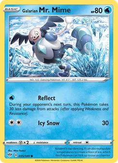 Galarian Mr. Mime, Darkness Ablaze, no. 35
