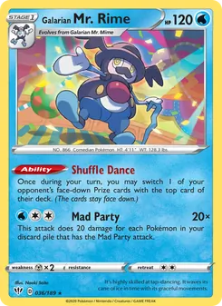 Galarian Mr. Rime, Darkness Ablaze, no. 36