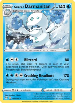 Galarian Darmanitan, Darkness Ablaze, no. 44
