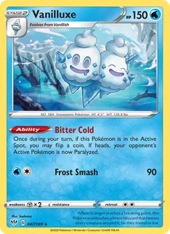 Vanilluxe, Darkness Ablaze, no. 47