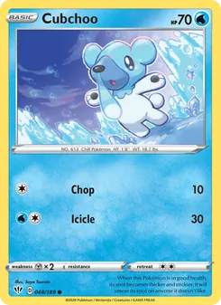 Cubchoo, Darkness Ablaze, no. 48