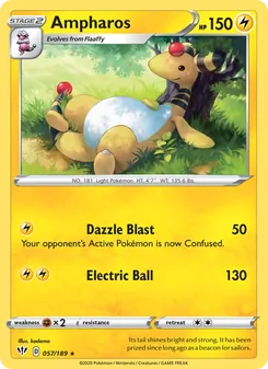 Ampharos, Darkness Ablaze, no. 57