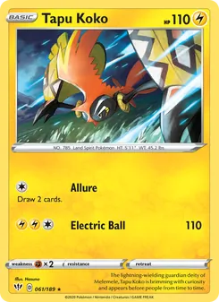 Tapu Koko, Darkness Ablaze, no. 61