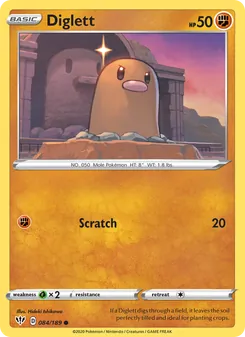 Diglett, Darkness Ablaze, no. 84