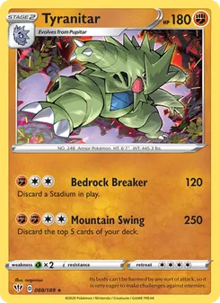 Tyranitar, Darkness Ablaze, no. 88