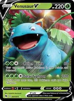 Venusaur V, Champion's Path, no. 1