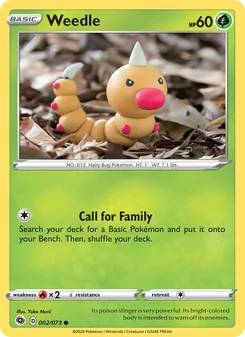 Weedle, Champion's Path, no. 2