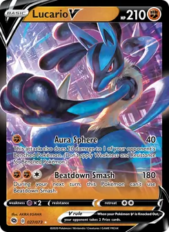 Lucario V, Champion's Path, no. 27