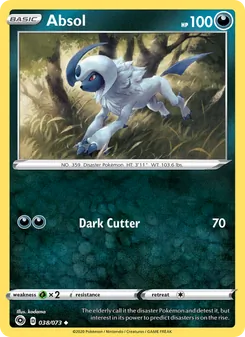 Absol, Champion's Path, no. 38