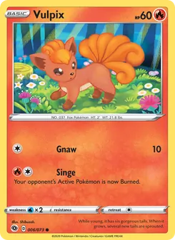 Vulpix, Champion's Path, no. 6