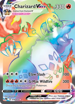 Charizard VMAX, Champion's Path, no. 74
