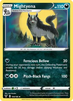Mightyena, Vivid Voltage, no. 104