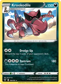 Krookodile, Vivid Voltage, no. 109